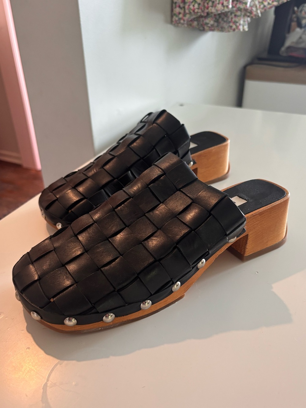 Miista black leather clogs - Arlene - 41 10